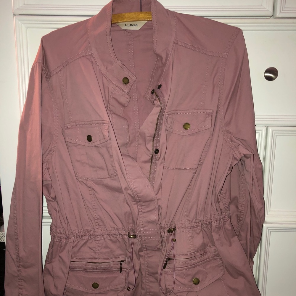 LL Bean Mauve Utility Jacket